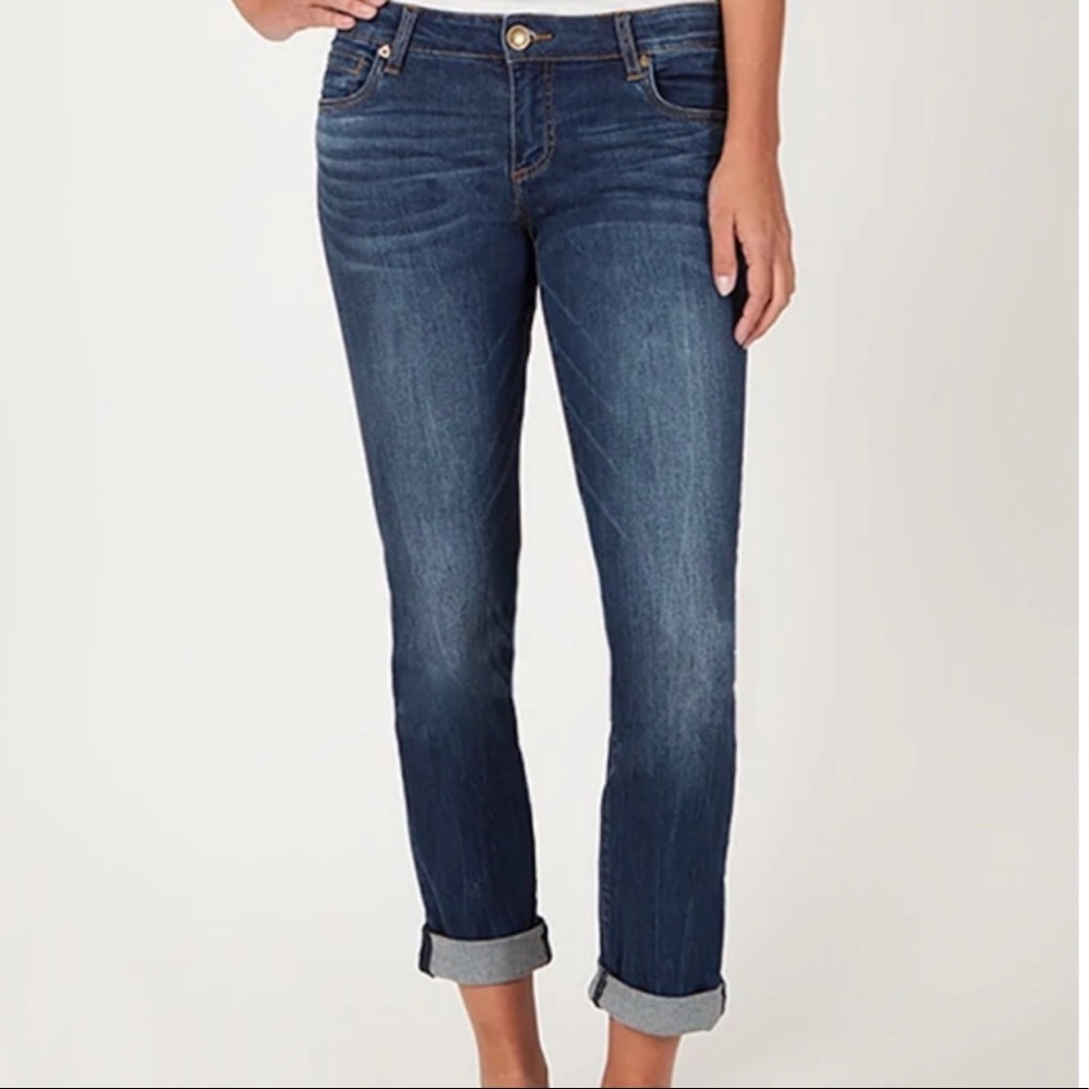 ⭐️LAST CALL⭐️ KUT | Catherine dark wash boyfriend jeans Sz 6